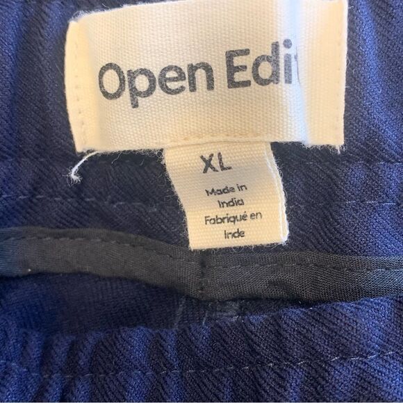 Open Edit Cropped Joggers Navy Size XL - Picture 6 of 11
